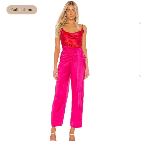NWT AIIFOS Fuchsia Maia Pant - Picture 1 of 4
